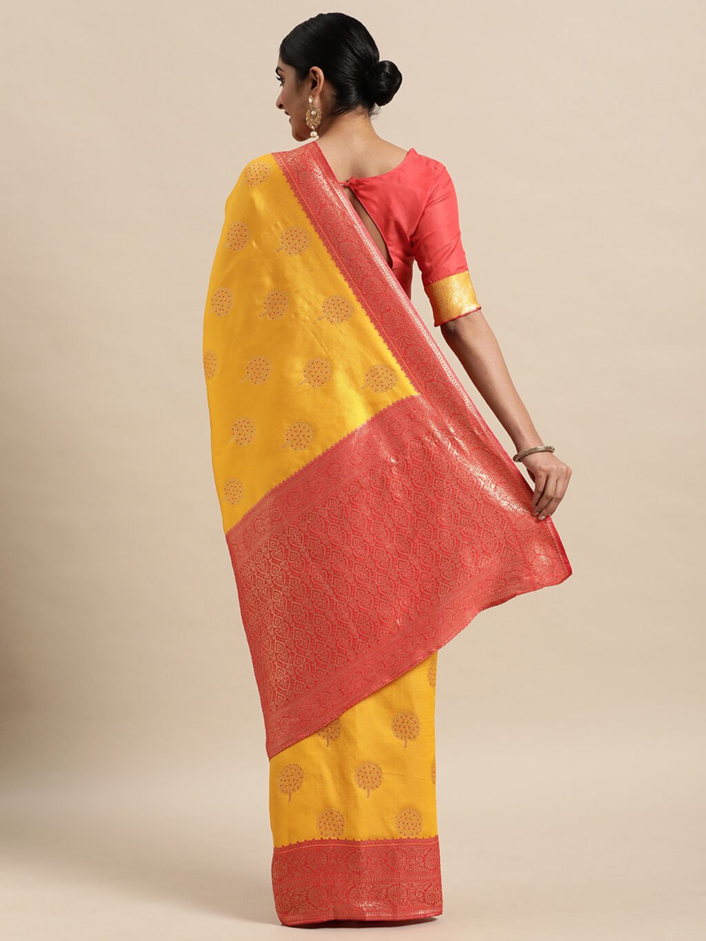 showcasing the beauty and craftsmanship of Designer Saree.