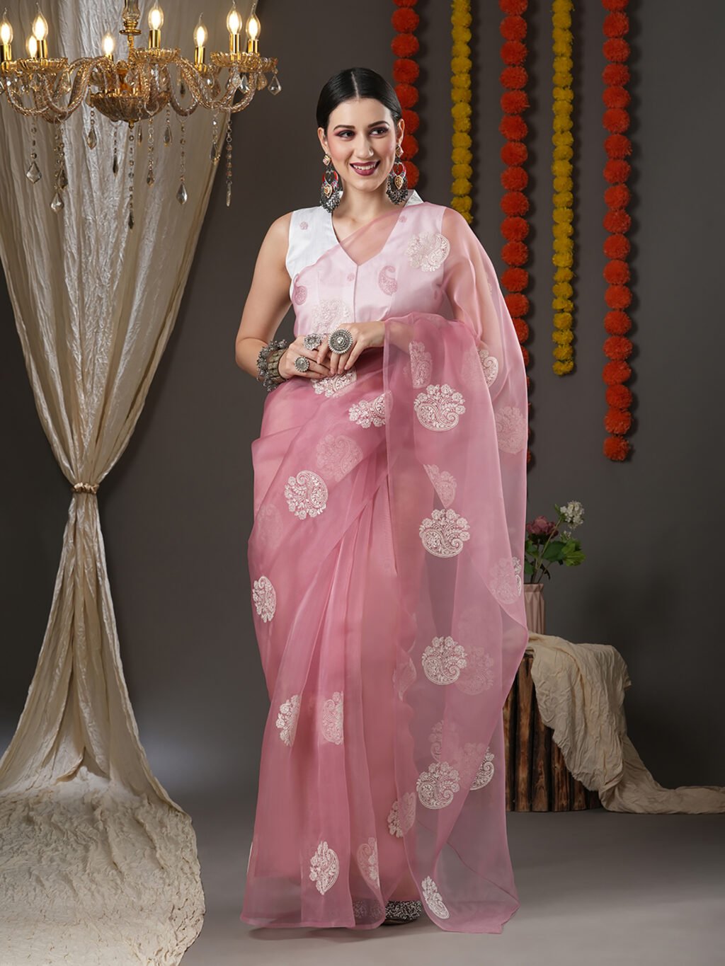 Image of Mauve Saree