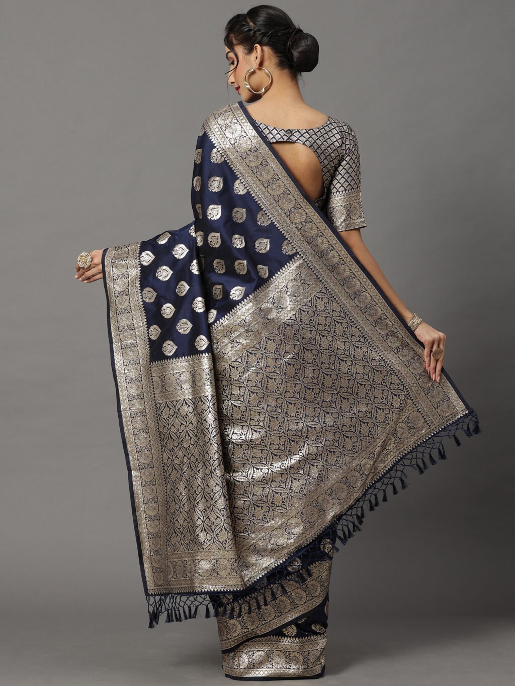showcasing the beauty and craftsmanship of Festive Saree.