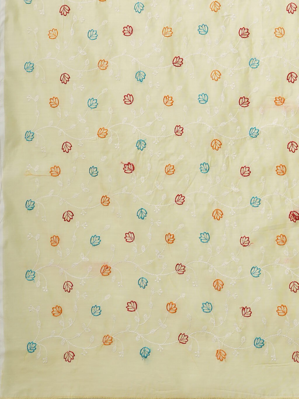 Yellow Cotton Saree - Image 3