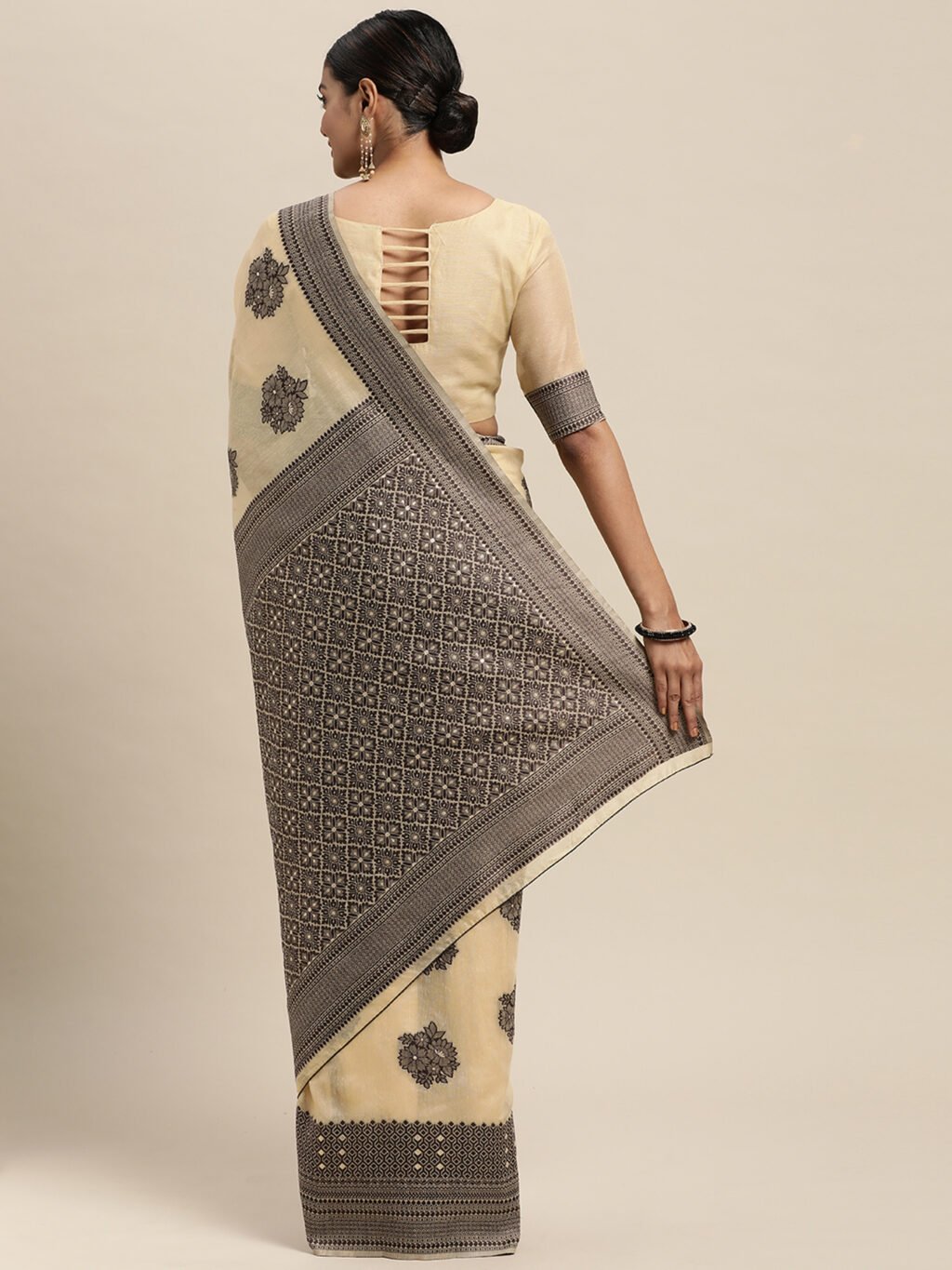 showcasing the beauty and craftsmanship of Traditional Saree.