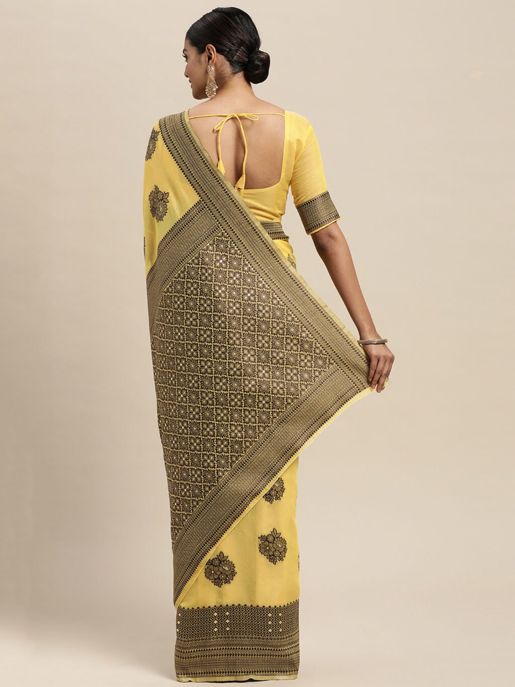 showcasing the beauty and craftsmanship of Designer Saree.