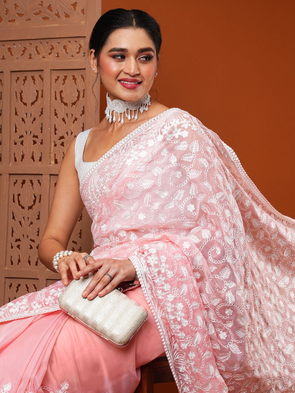 Image of Pink Saree