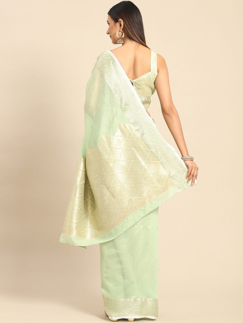showcasing the beauty and craftsmanship of Traditional Saree.