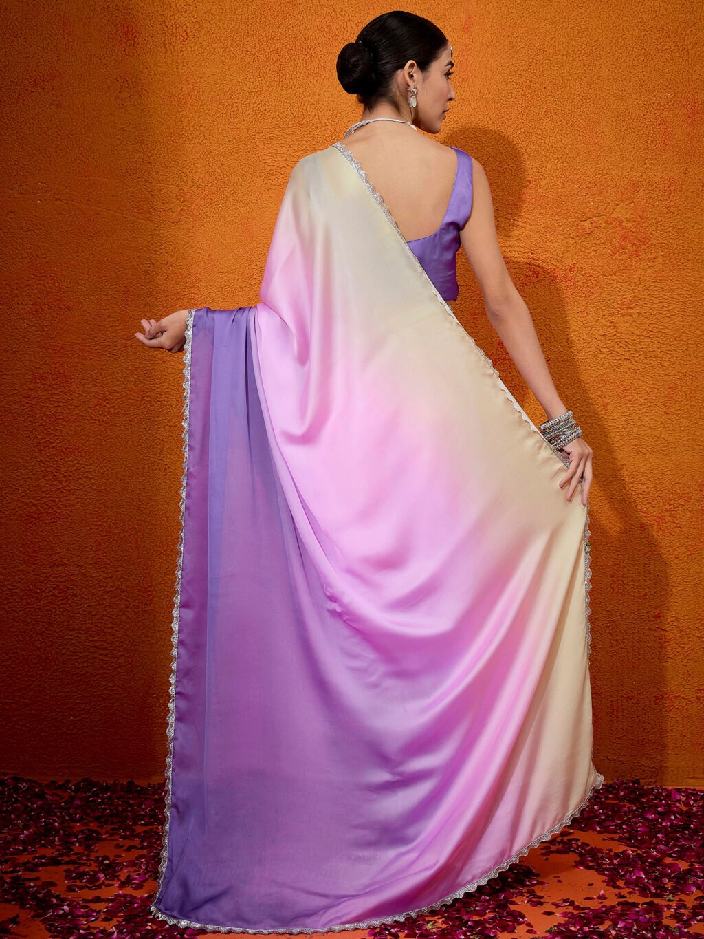 showcasing the beauty and craftsmanship of Traditional Saree.