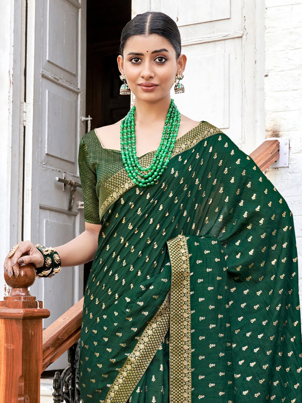 showcasing the beauty and craftsmanship of Traditional Saree.