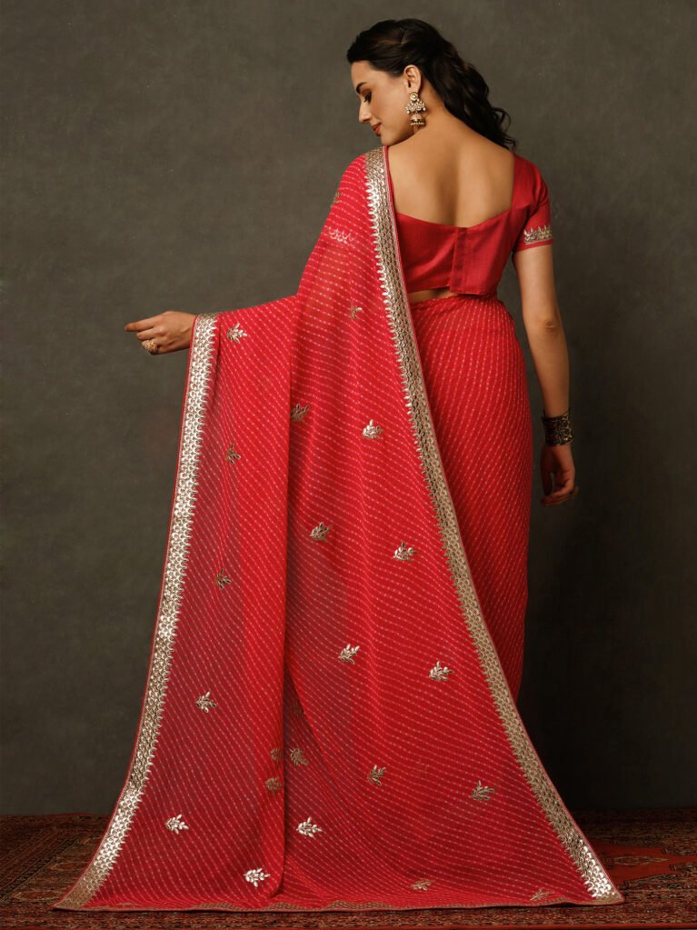 showcasing the beauty and craftsmanship of Traditional Saree.