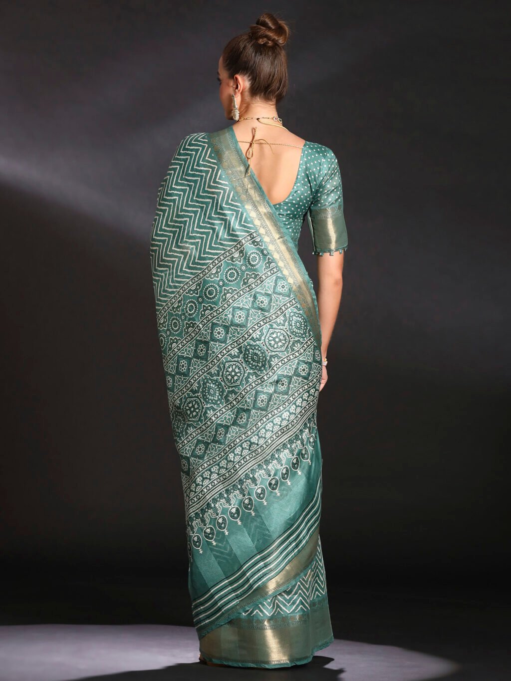showcasing the beauty and craftsmanship of Traditional Saree.