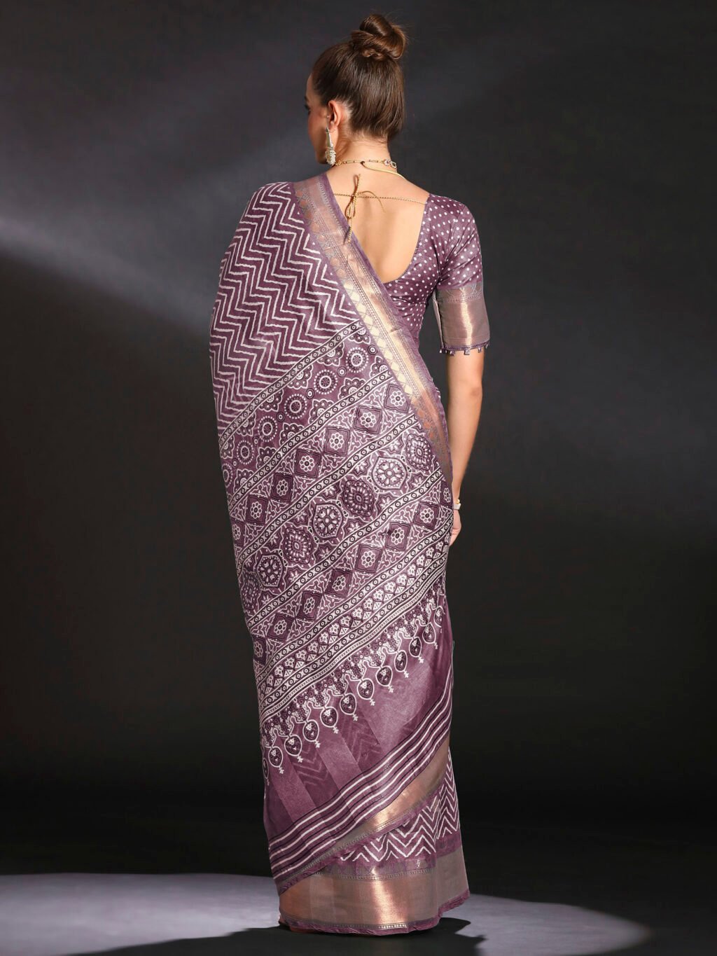 showcasing the beauty and craftsmanship of Festive Saree.