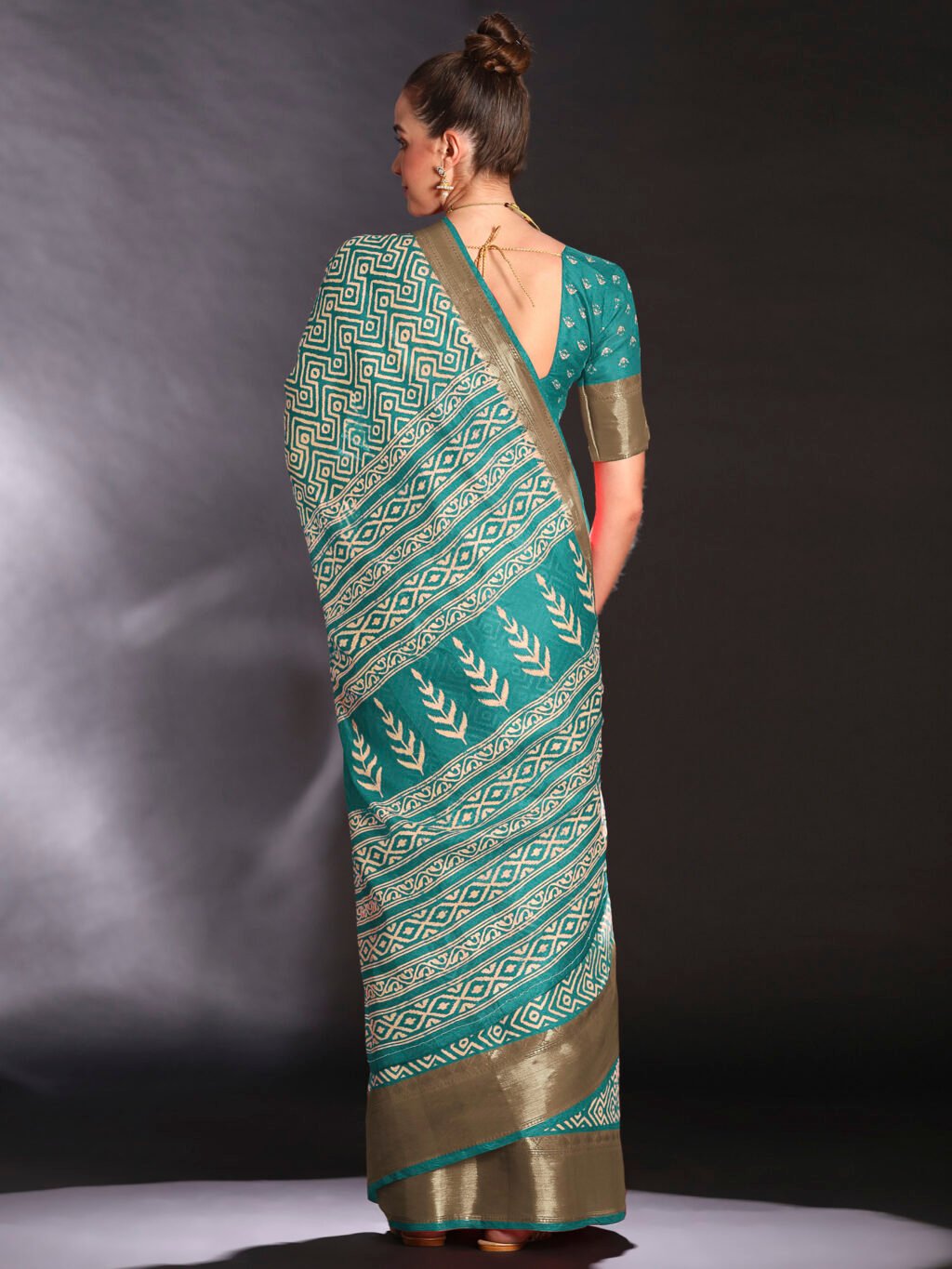 showcasing the beauty and craftsmanship of Festive Saree.