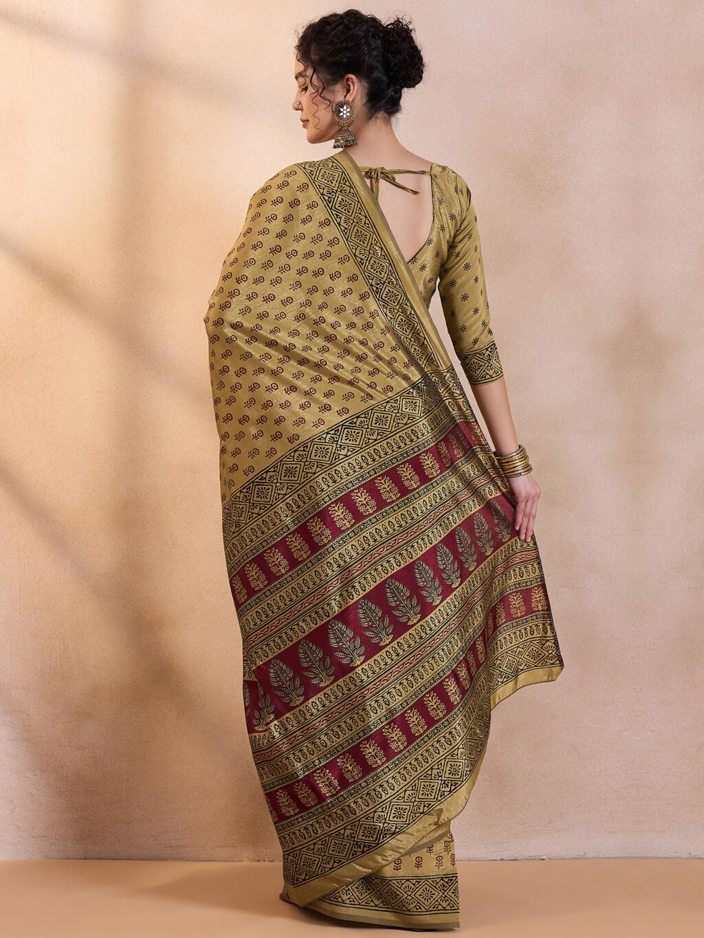 showcasing the beauty and craftsmanship of Festive Saree.