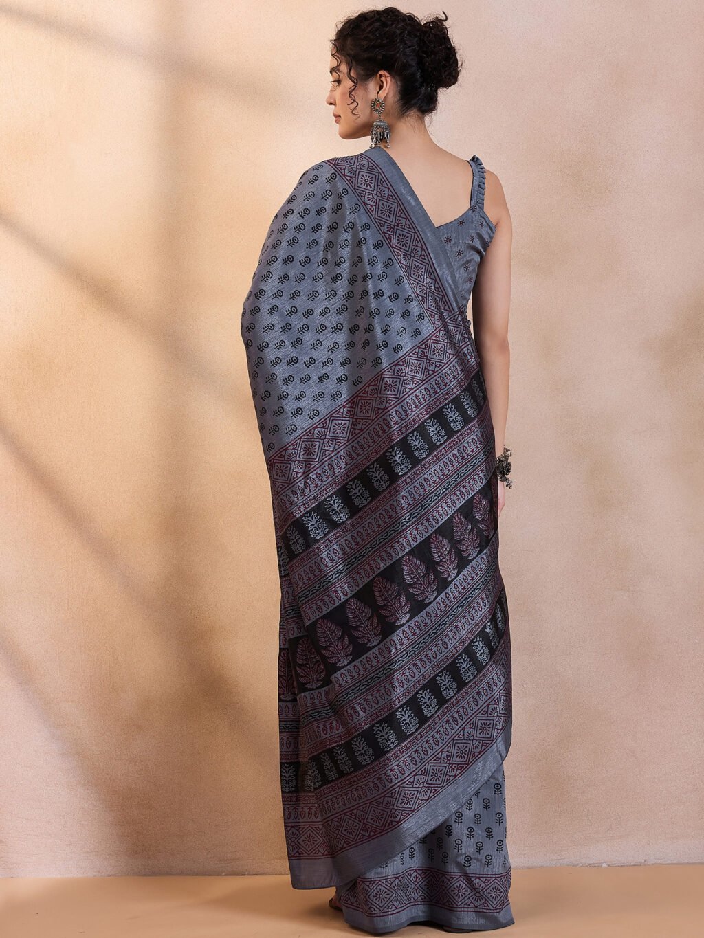 showcasing the beauty and craftsmanship of Traditional Saree.
