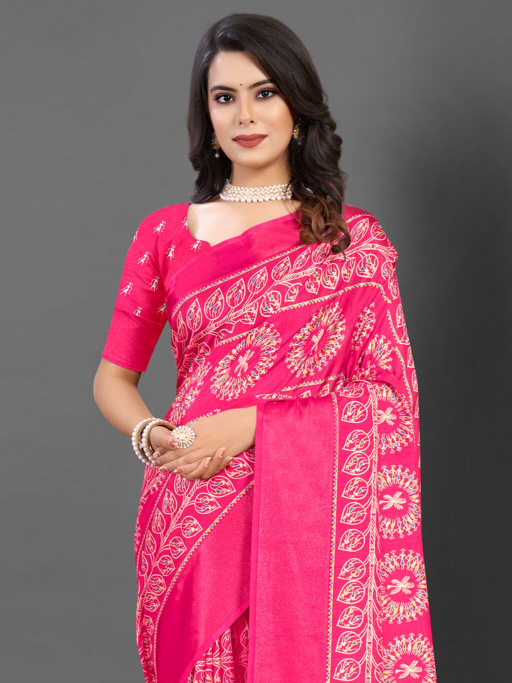 showcasing the beauty and craftsmanship of Designer Saree.
