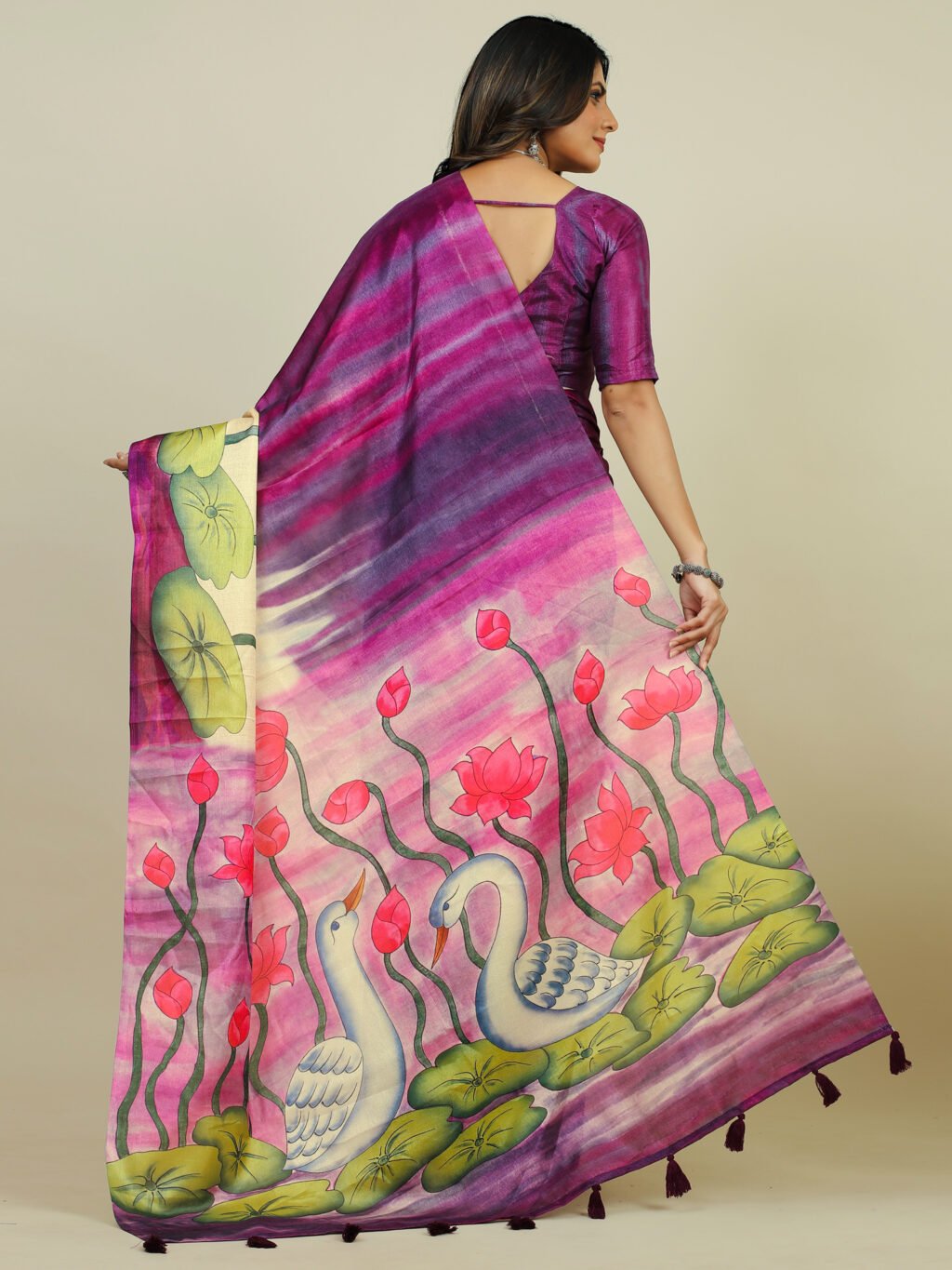 showcasing the beauty and craftsmanship of Traditional Saree.