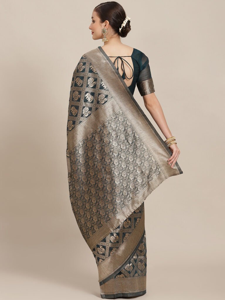 showcasing the beauty and craftsmanship of Party Wear Saree.
