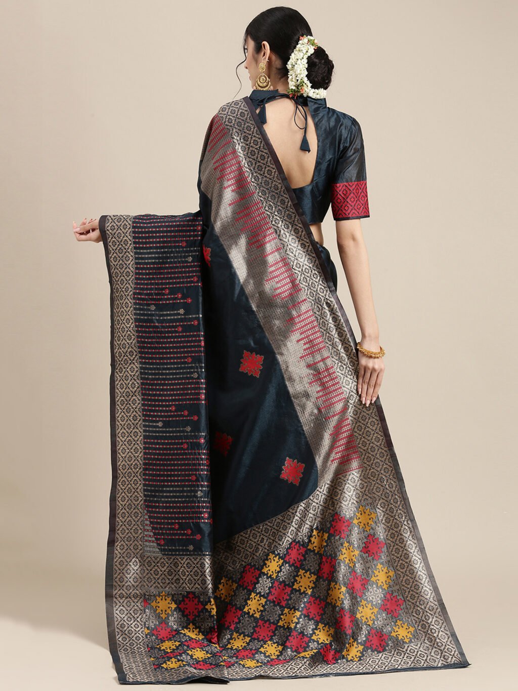 showcasing the beauty and craftsmanship of Designer Saree.
