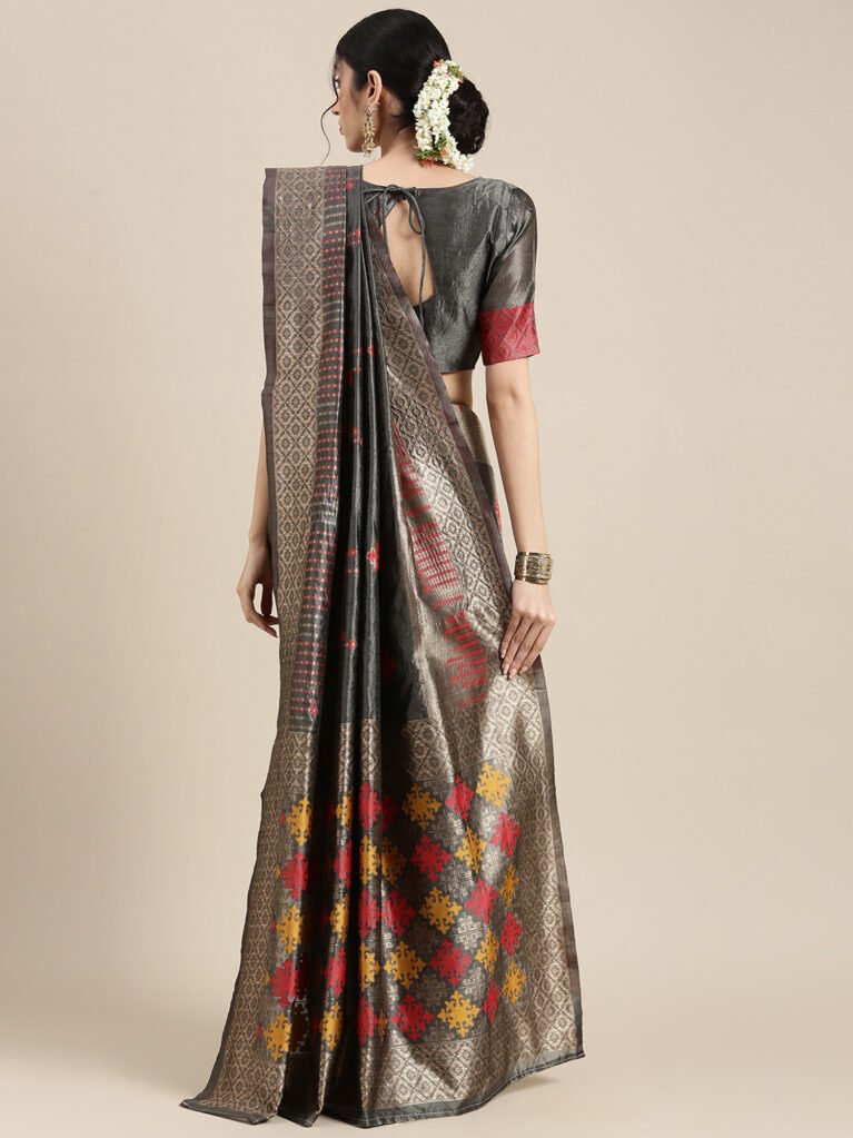 showcasing the beauty and craftsmanship of Silk Saree.