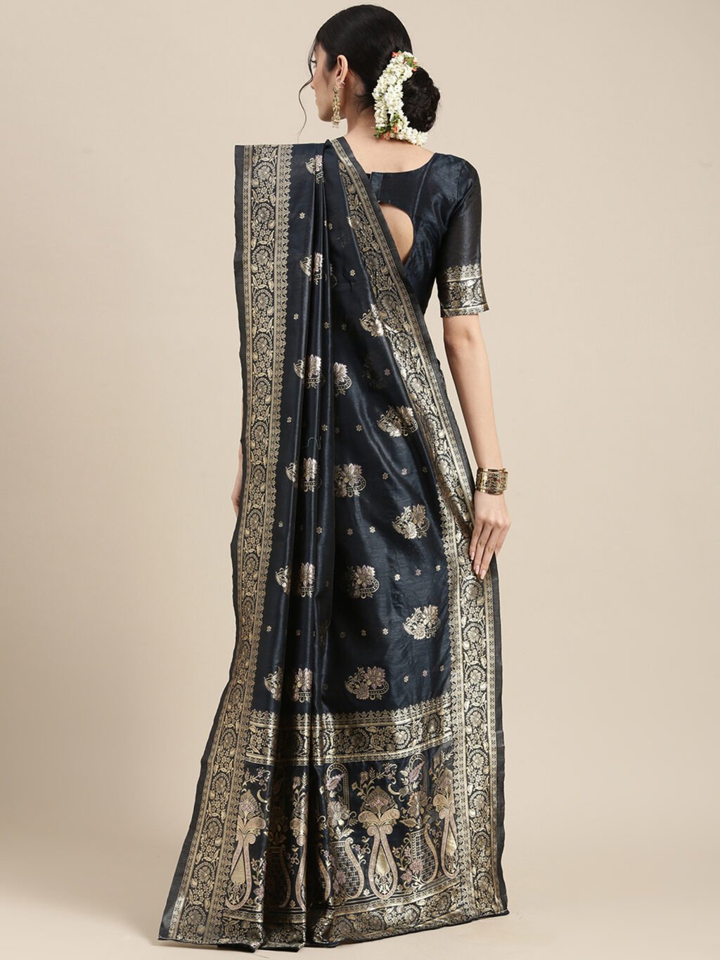 showcasing the beauty and craftsmanship of Festive Saree.