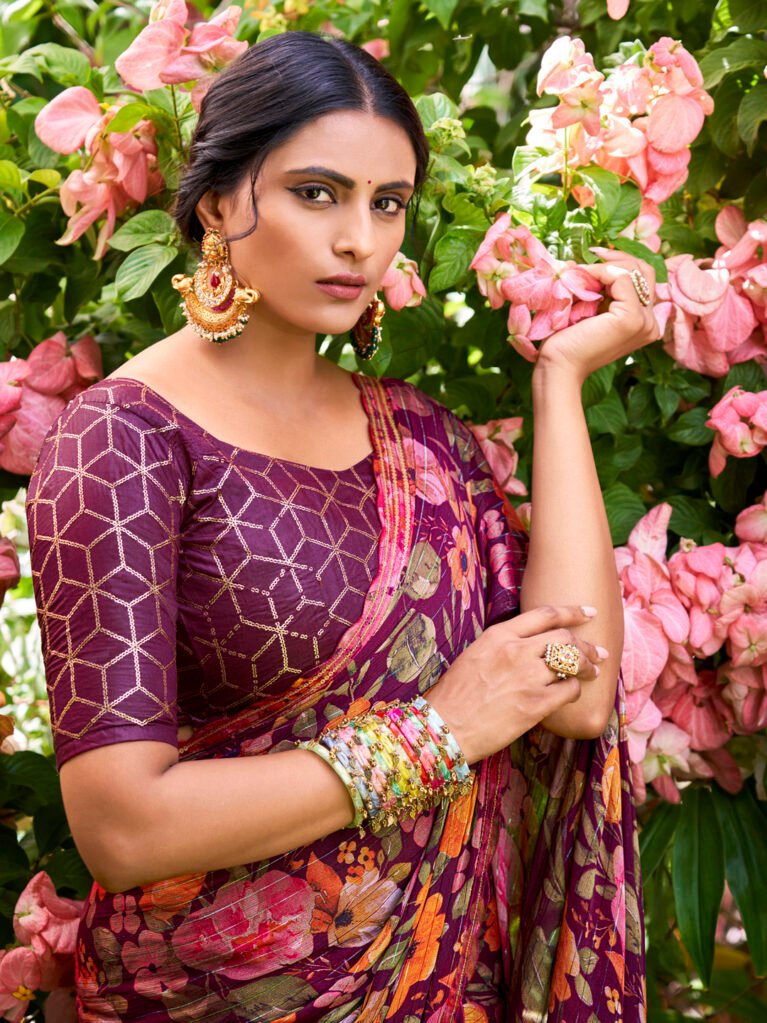 showcasing the beauty and craftsmanship of Festive Saree.