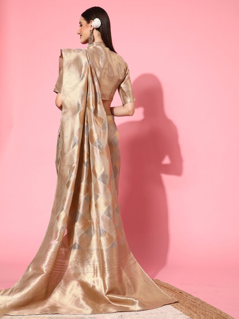 showcasing the beauty and craftsmanship of Festive Saree.