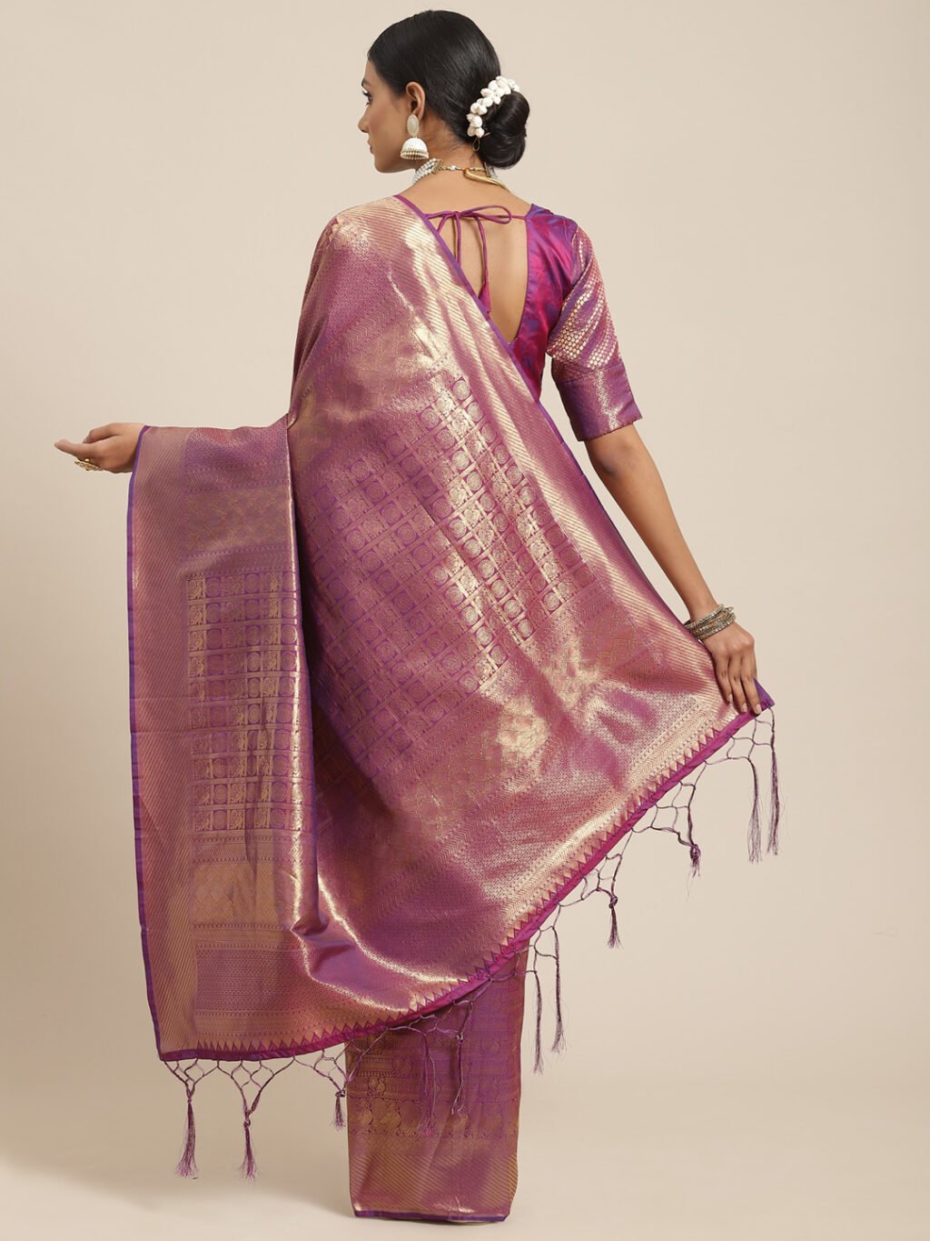 showcasing the beauty and craftsmanship of Festive Saree.