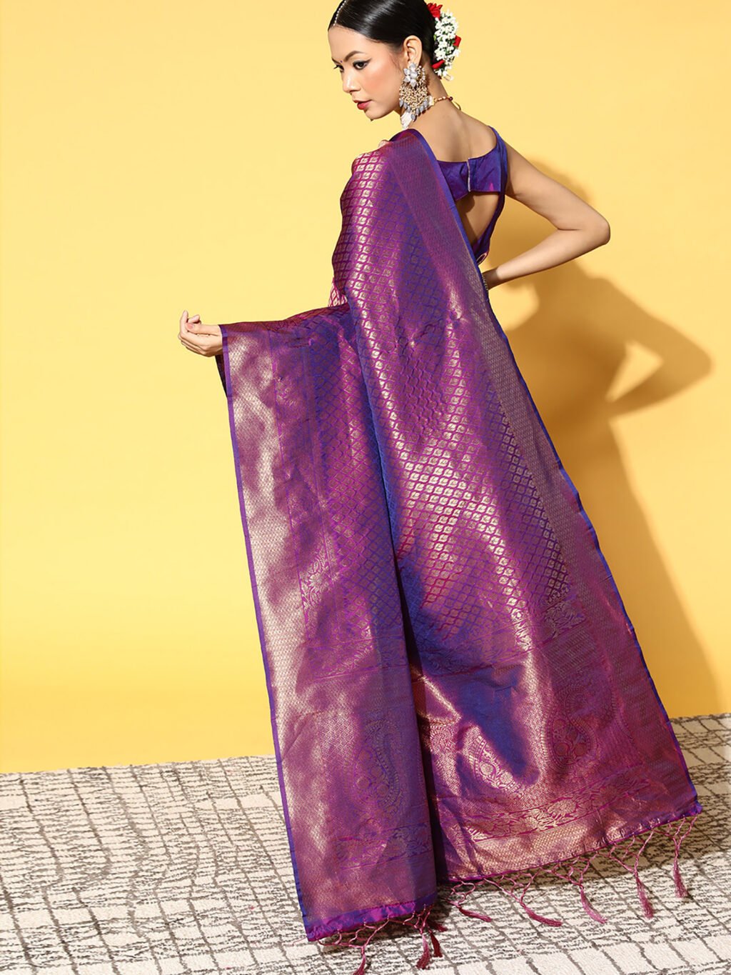 showcasing the beauty and craftsmanship of Party Wear Saree.