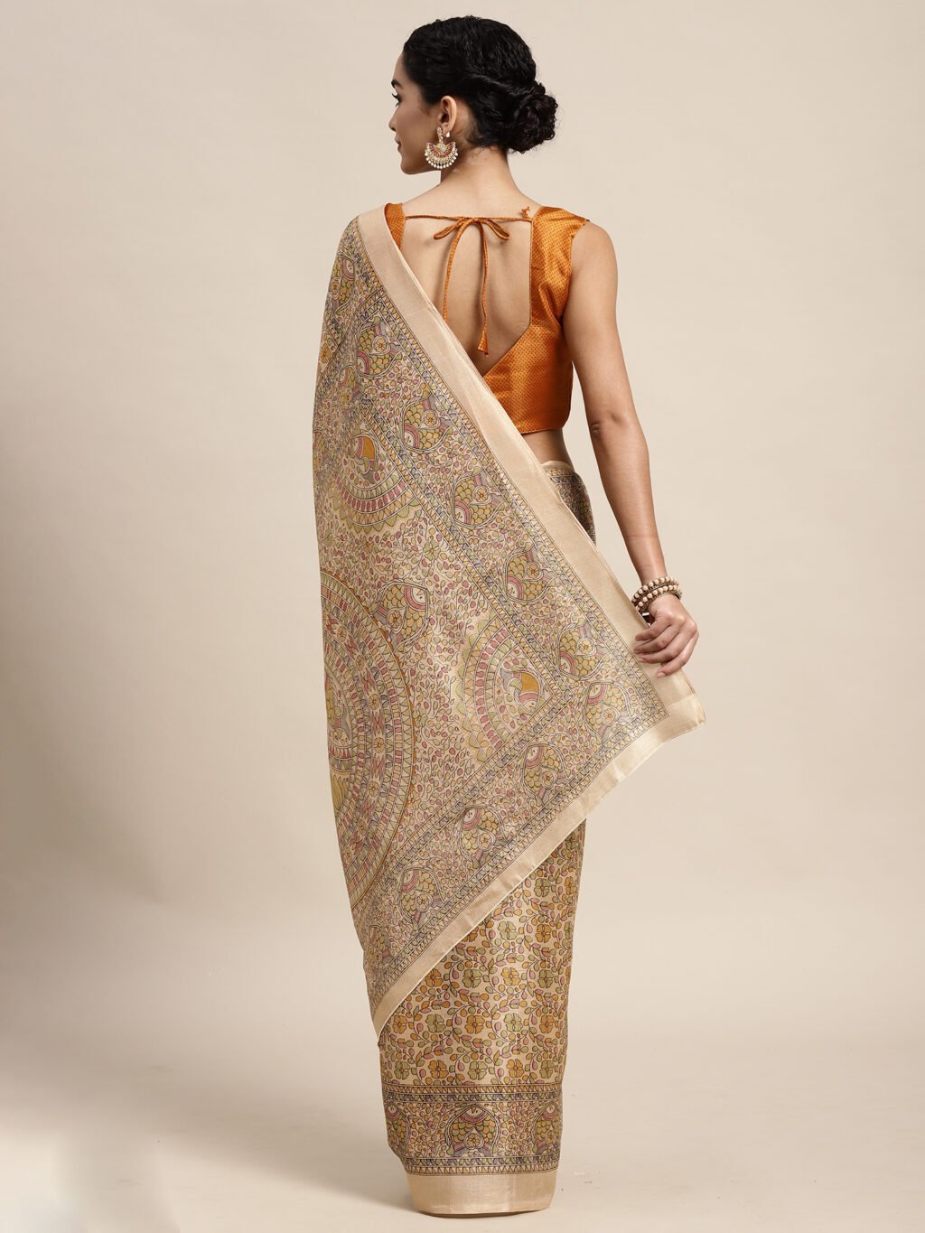 showcasing the beauty and craftsmanship of Festive Saree.