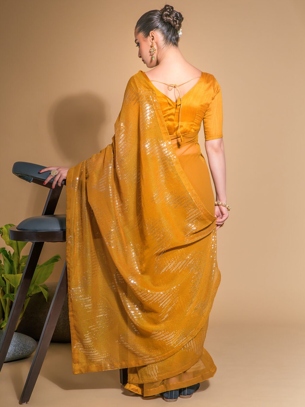 showcasing the beauty and craftsmanship of Traditional Saree.