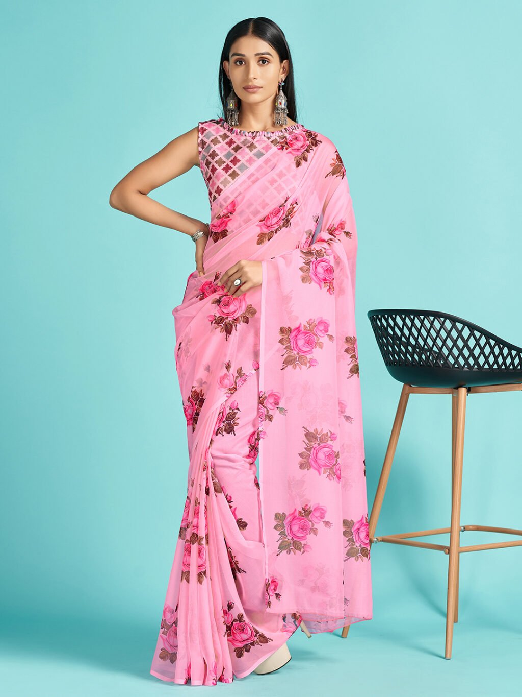 Image of Pink Saree