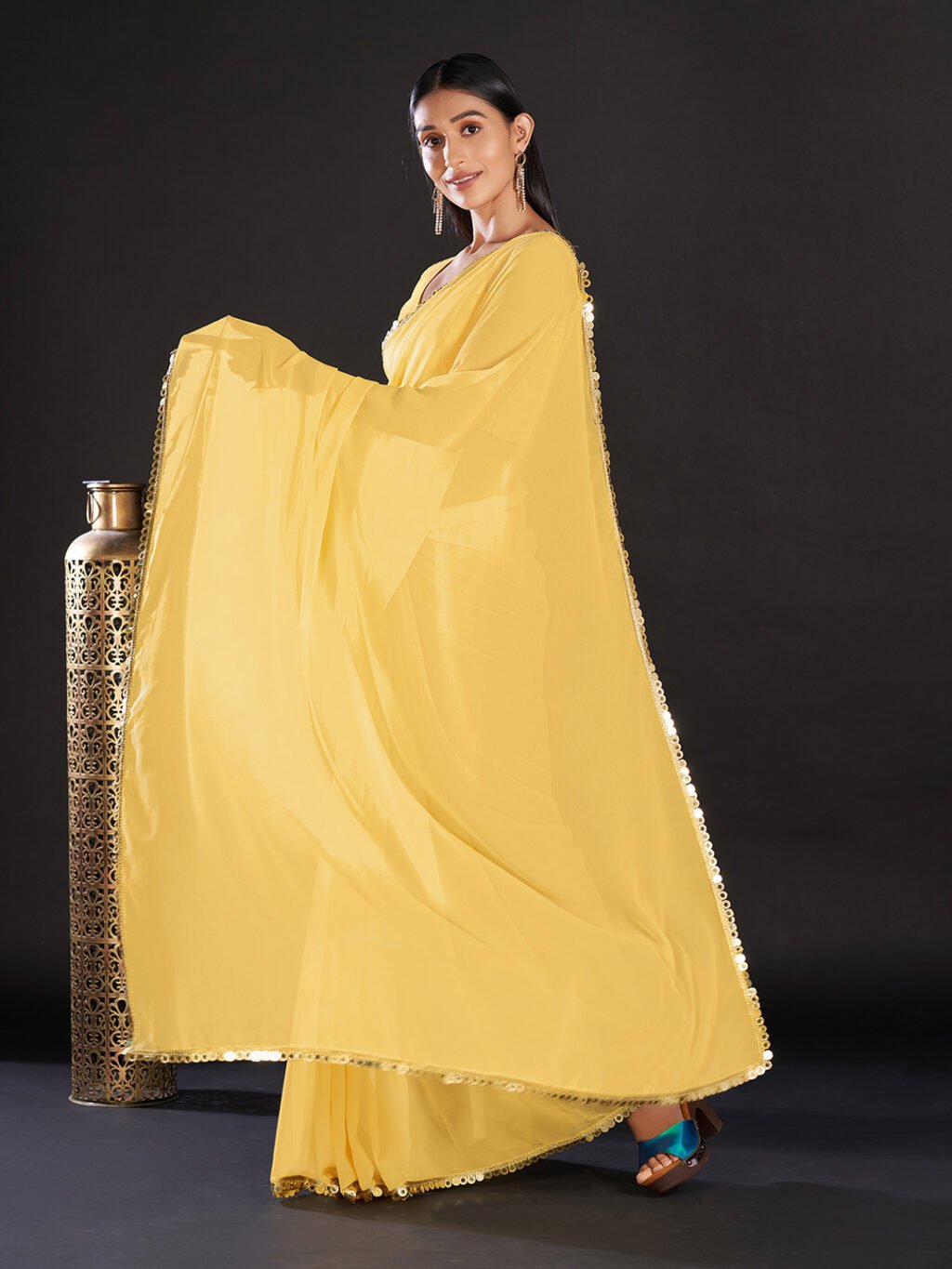 showcasing the beauty and craftsmanship of Silk Saree.