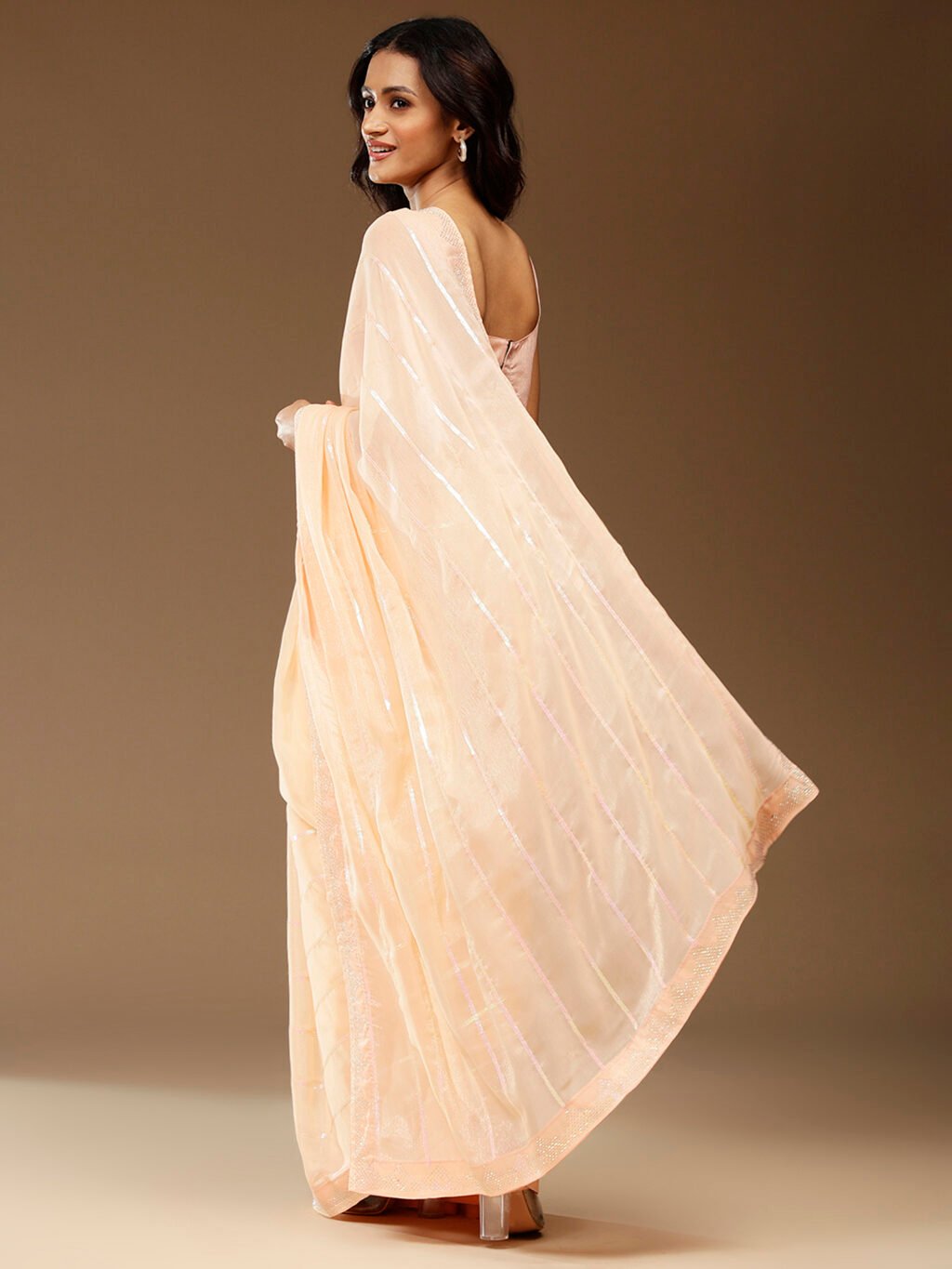 showcasing the beauty and craftsmanship of Silk Saree.