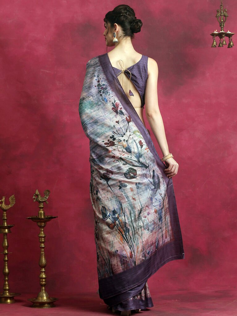 showcasing the beauty and craftsmanship of Festive Saree.