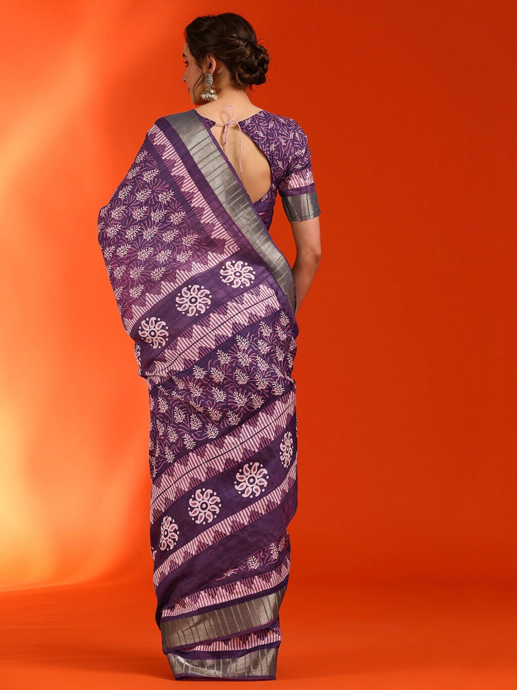 showcasing the beauty and craftsmanship of Traditional Saree.