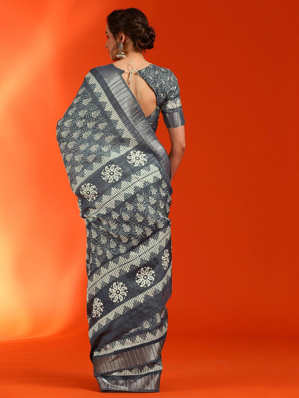 showcasing the beauty and craftsmanship of Festive Saree.