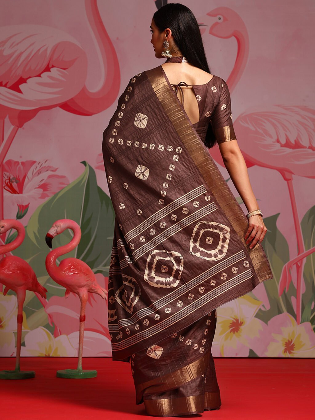 showcasing the beauty and craftsmanship of Festive Saree.