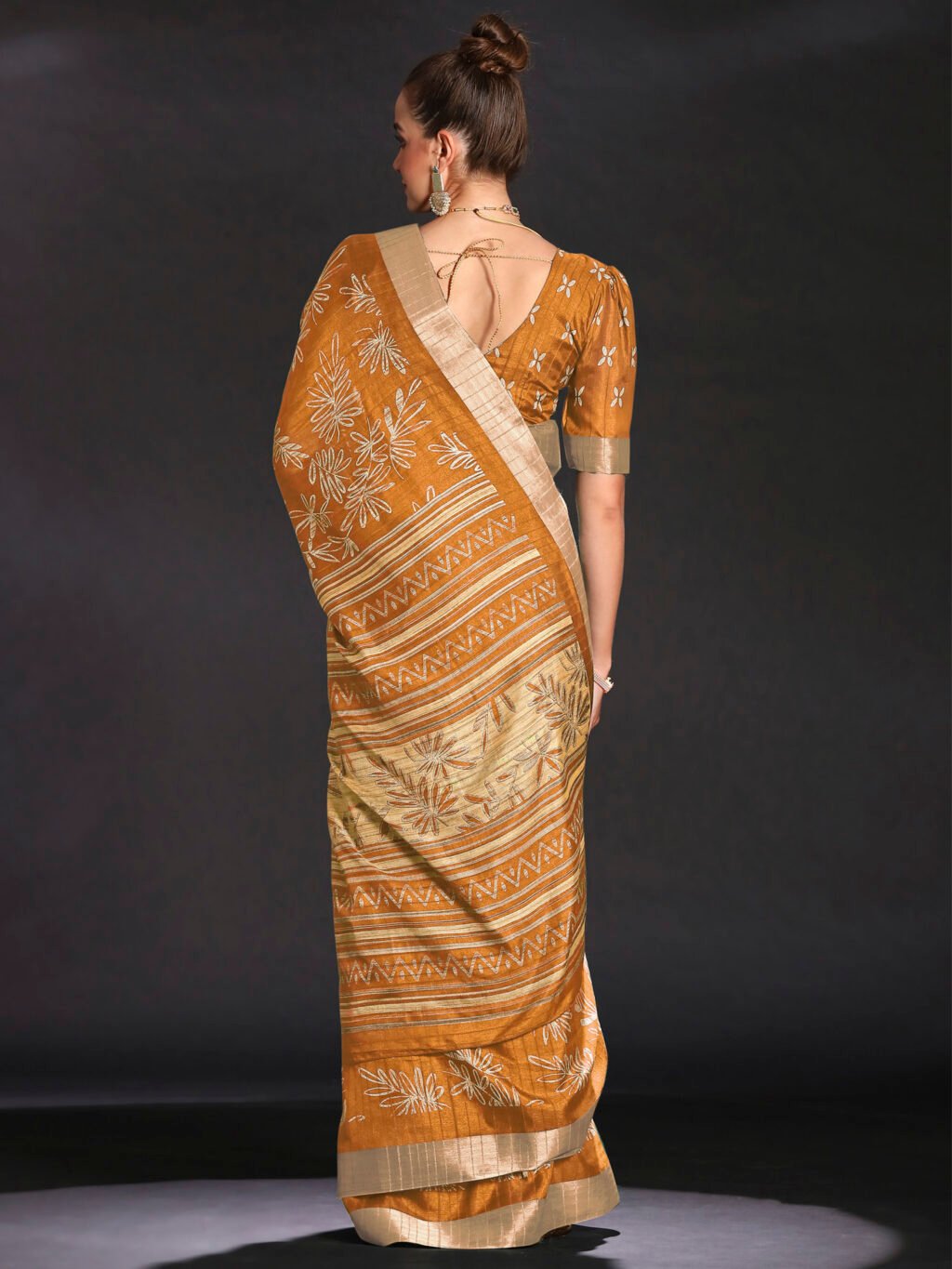 showcasing the beauty and craftsmanship of Traditional Saree.
