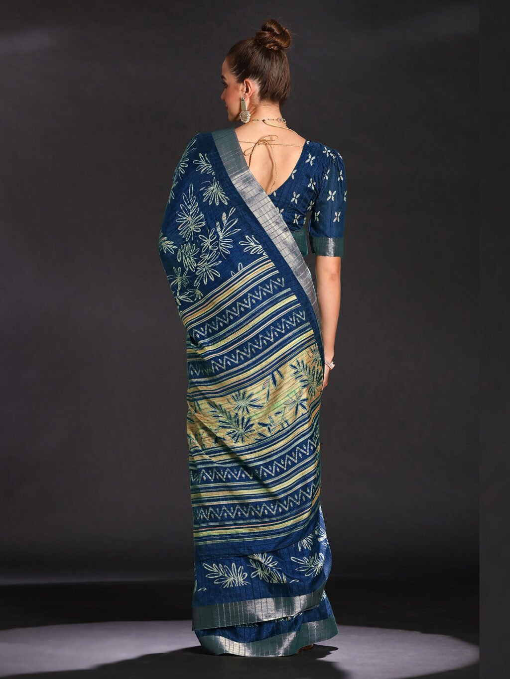 showcasing the beauty and craftsmanship of Designer Saree.