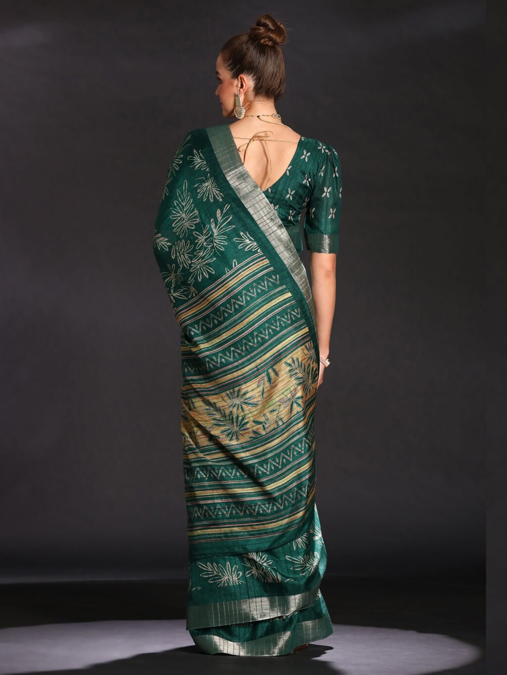 showcasing the beauty and craftsmanship of Festive Saree.