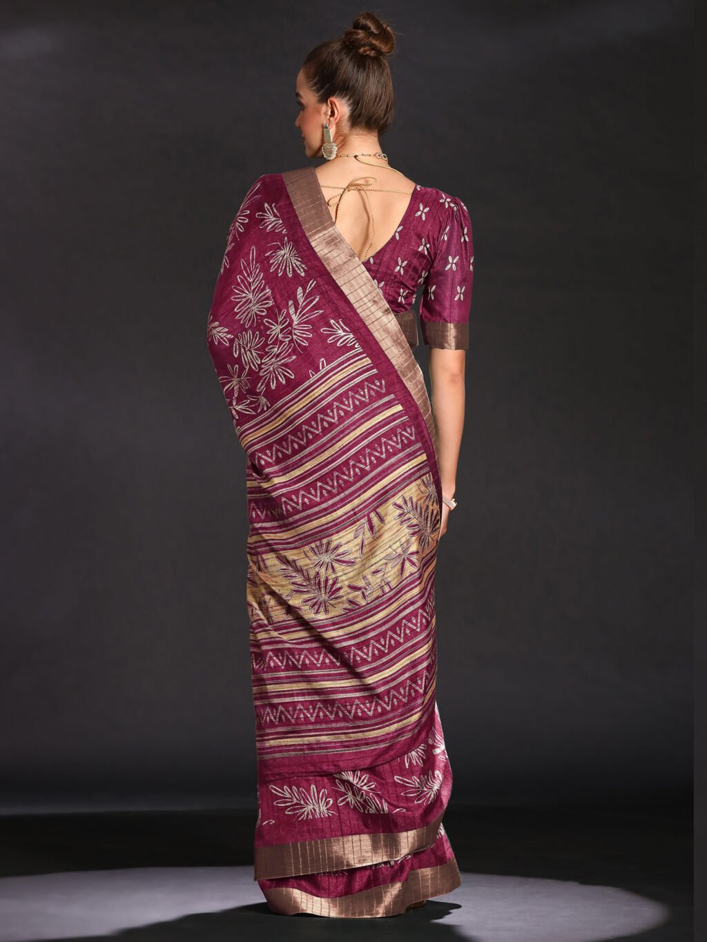 showcasing the beauty and craftsmanship of Festive Saree.
