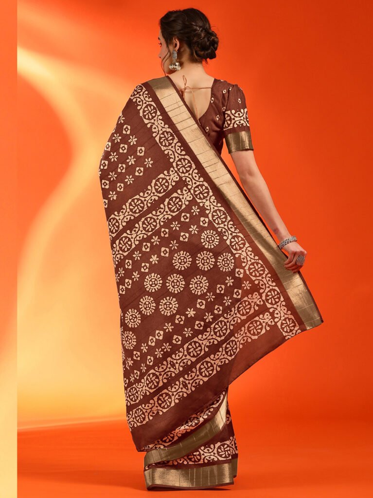 showcasing the beauty and craftsmanship of Traditional Saree.