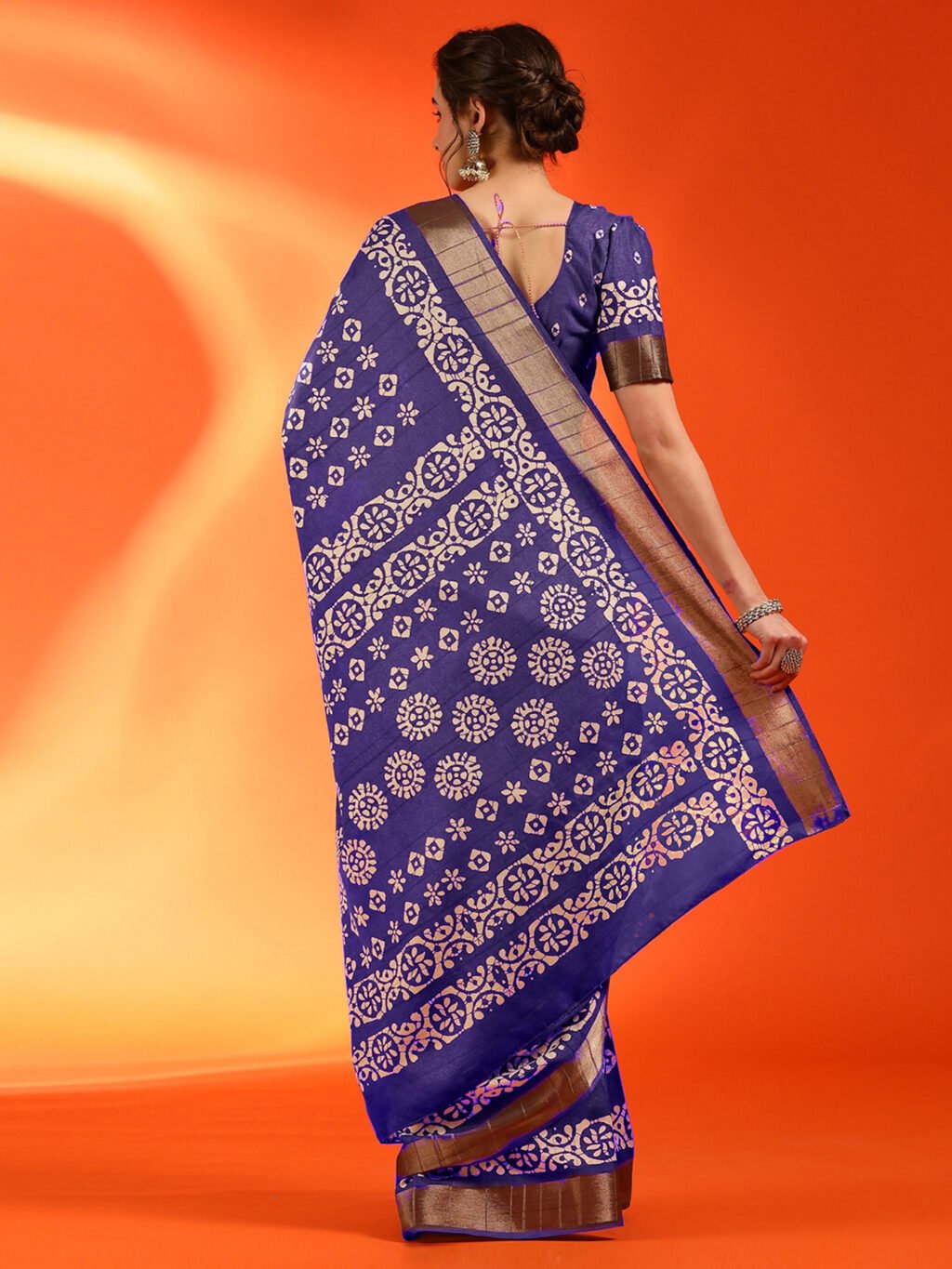 showcasing the beauty and craftsmanship of Party Wear Saree.