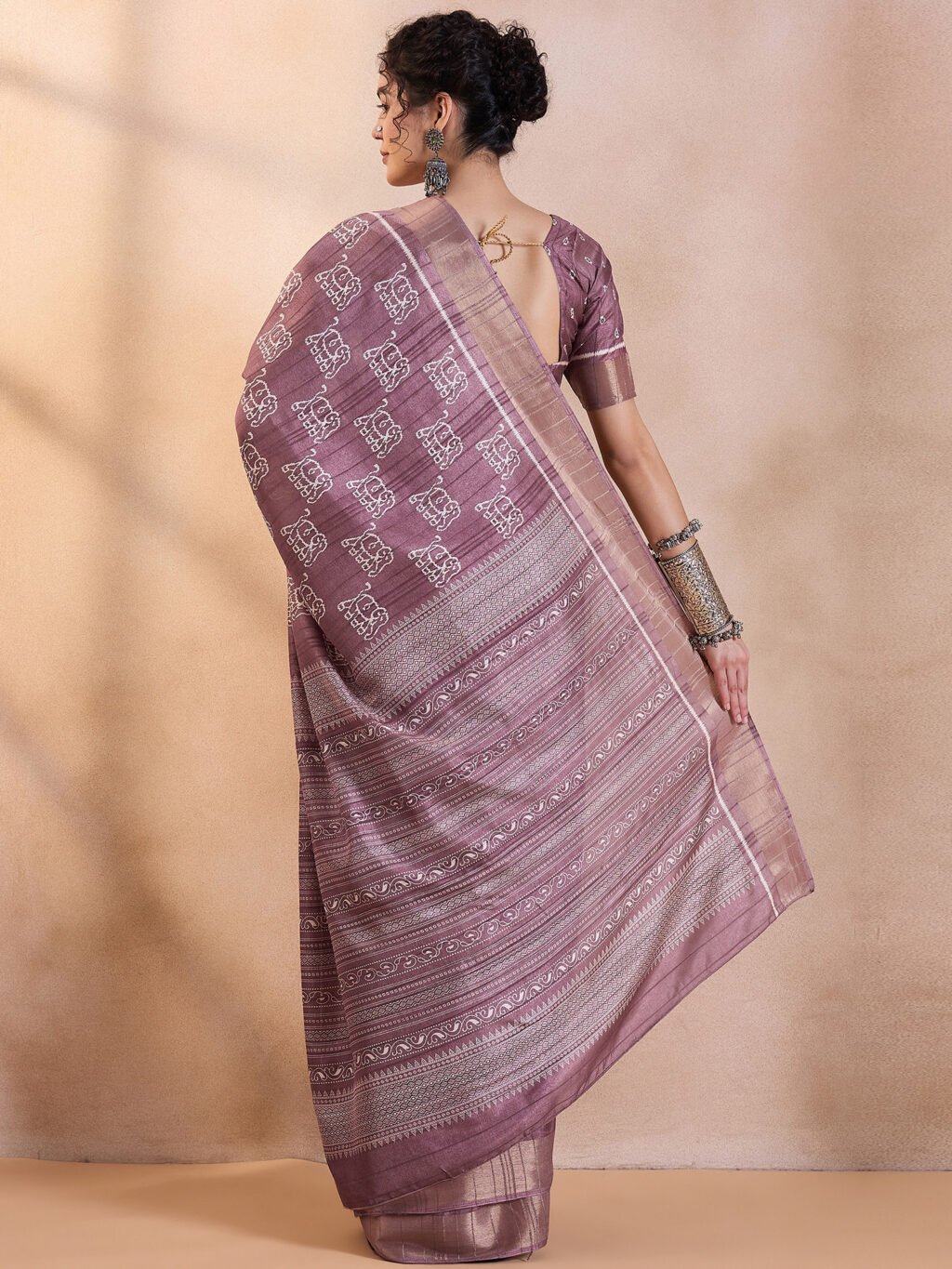 showcasing the beauty and craftsmanship of Festive Saree.