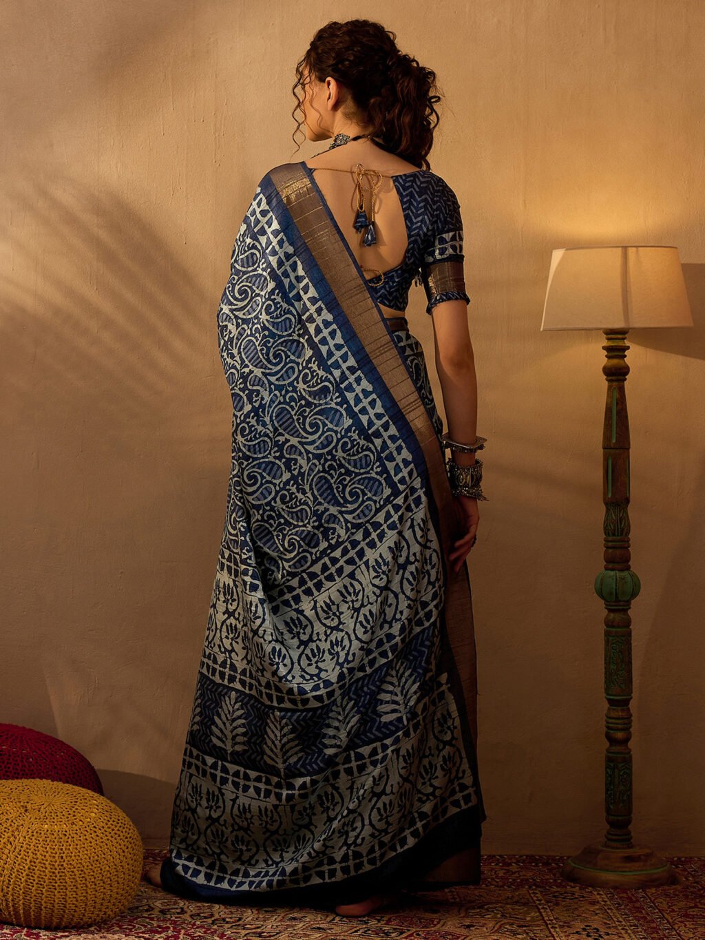 showcasing the beauty and craftsmanship of Festive Saree.