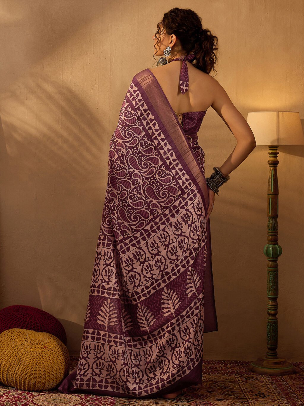 showcasing the beauty and craftsmanship of Party Wear Saree.