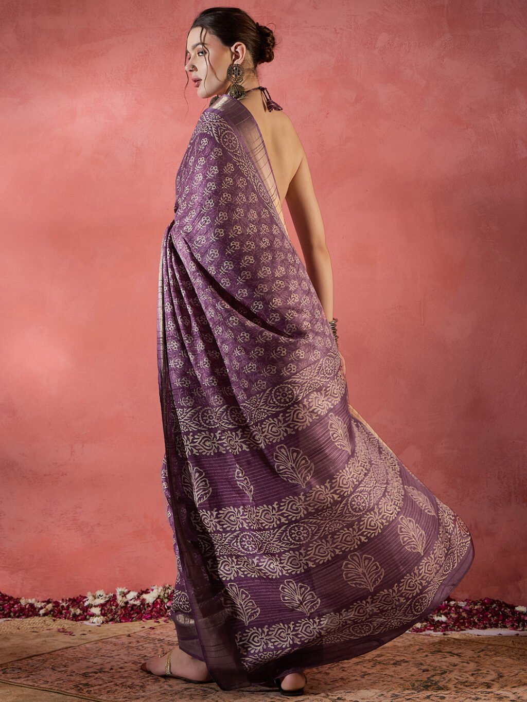 showcasing the beauty and craftsmanship of Festive Saree.