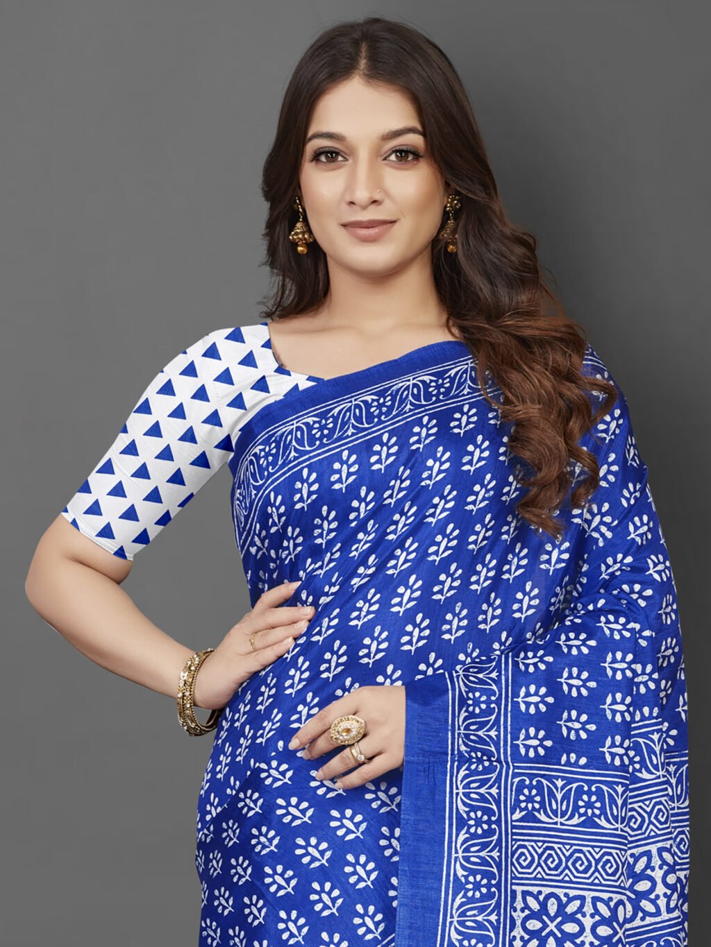 showcasing the beauty and craftsmanship of Designer Saree.