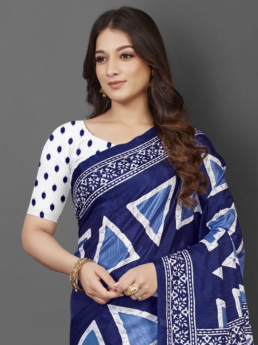 showcasing the beauty and craftsmanship of Traditional Saree.