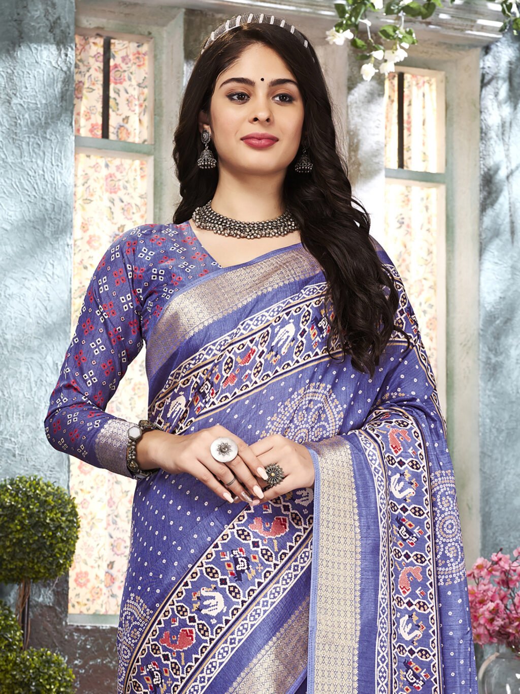 showcasing the beauty and craftsmanship of Traditional Saree.