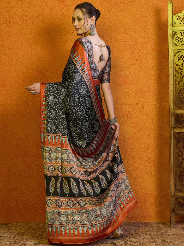 showcasing the beauty and craftsmanship of Festive Saree.