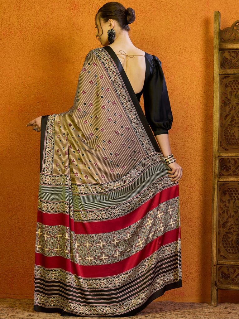 showcasing the beauty and craftsmanship of Traditional Saree.
